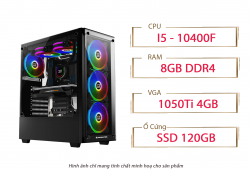 PC QA Gaming 12 Intel Core I5 10400F GTX 1050Ti 4GB Ram 8GB 120GB SSD