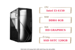 PC QA Văn Phòng 01 Intel I3-4150 Ram 4GB SSD 120GB