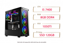 PC QA Gaming 21 Intel Core i5 7400 1050TI 4GB Ram 8GB 120GB SSD
