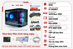 PC GAMING QA – PHÁ ĐẢO – i5 13600KF/RAM 16GB/RTX 3060 12GB/SSD 512GB